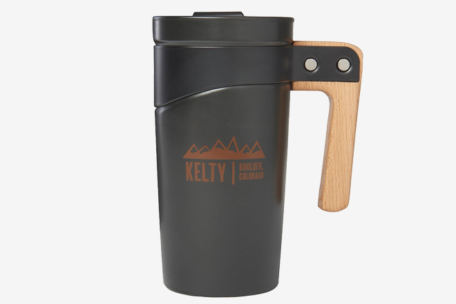 KELTY BUILT MOUNTAINS COFFEE MUG